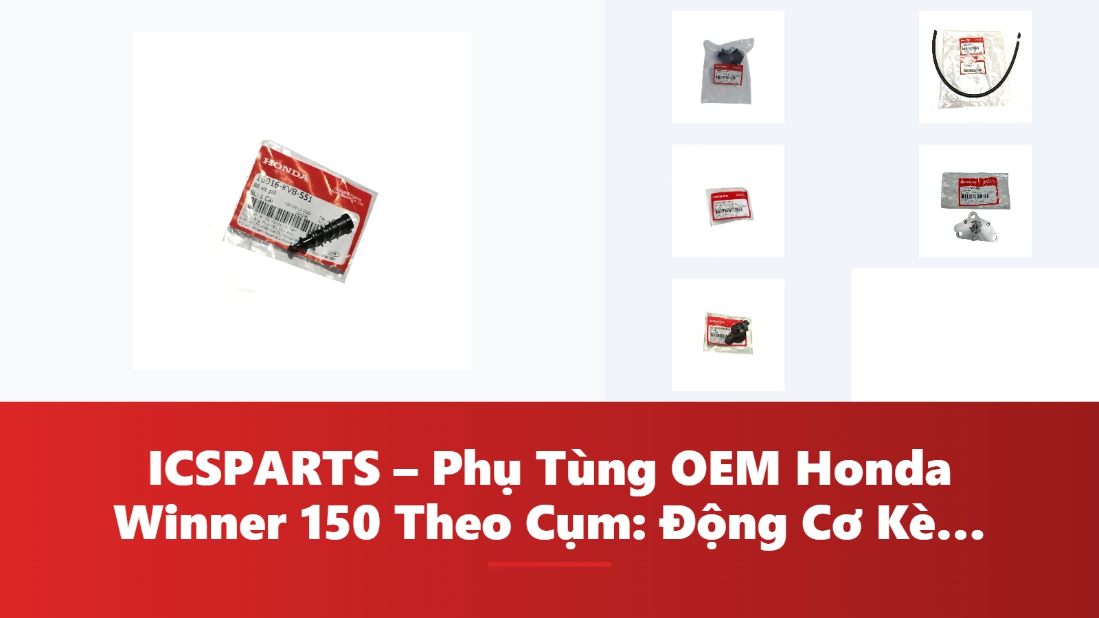 ICSPARTS – Phụ Tùng OEM Honda Winner 150 Theo Cụm: Động Cơ Kèm Mã