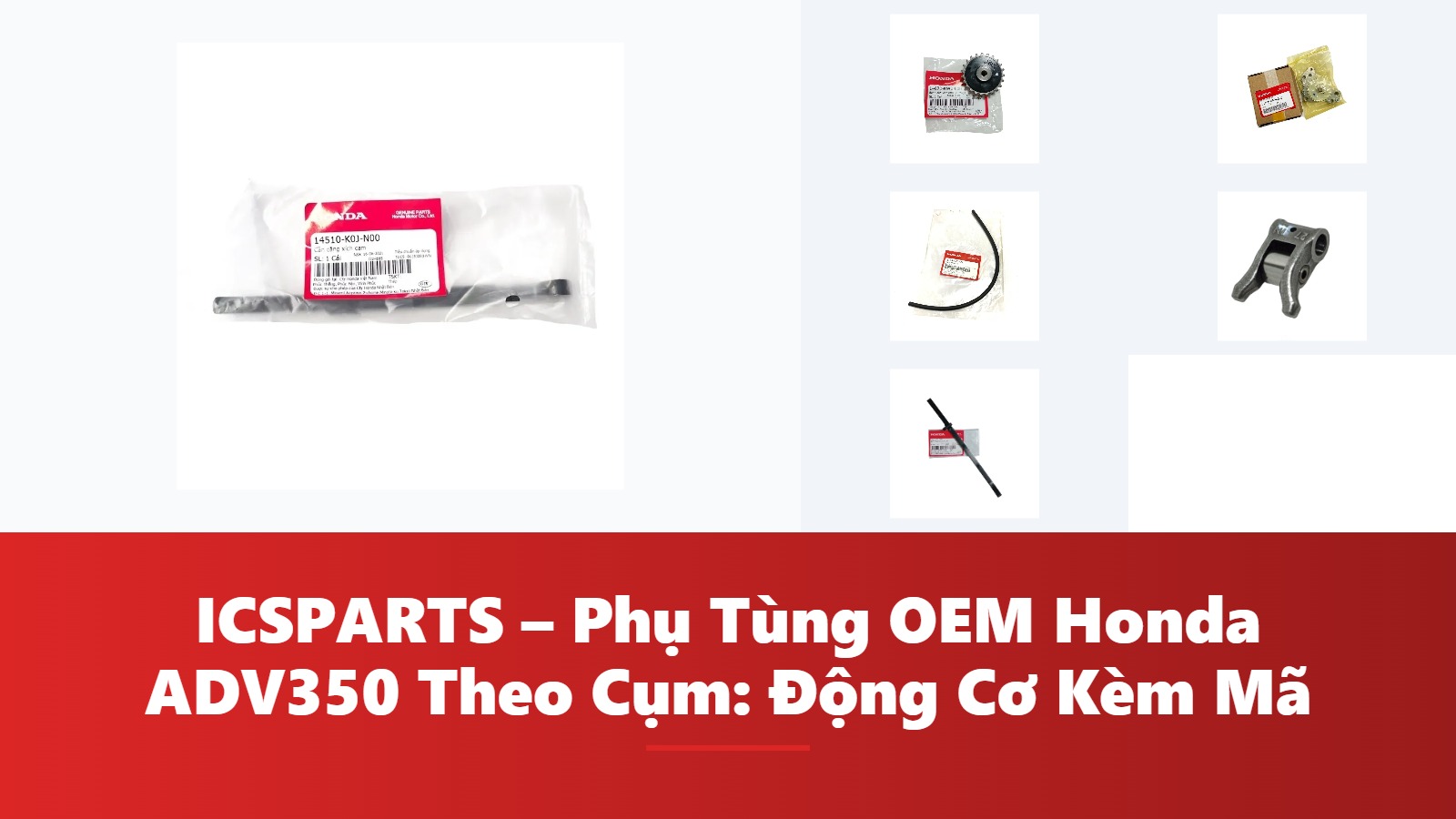 ICSPARTS – Phụ Tùng OEM Honda ADV350 Theo Cụm: Động Cơ Kèm Mã