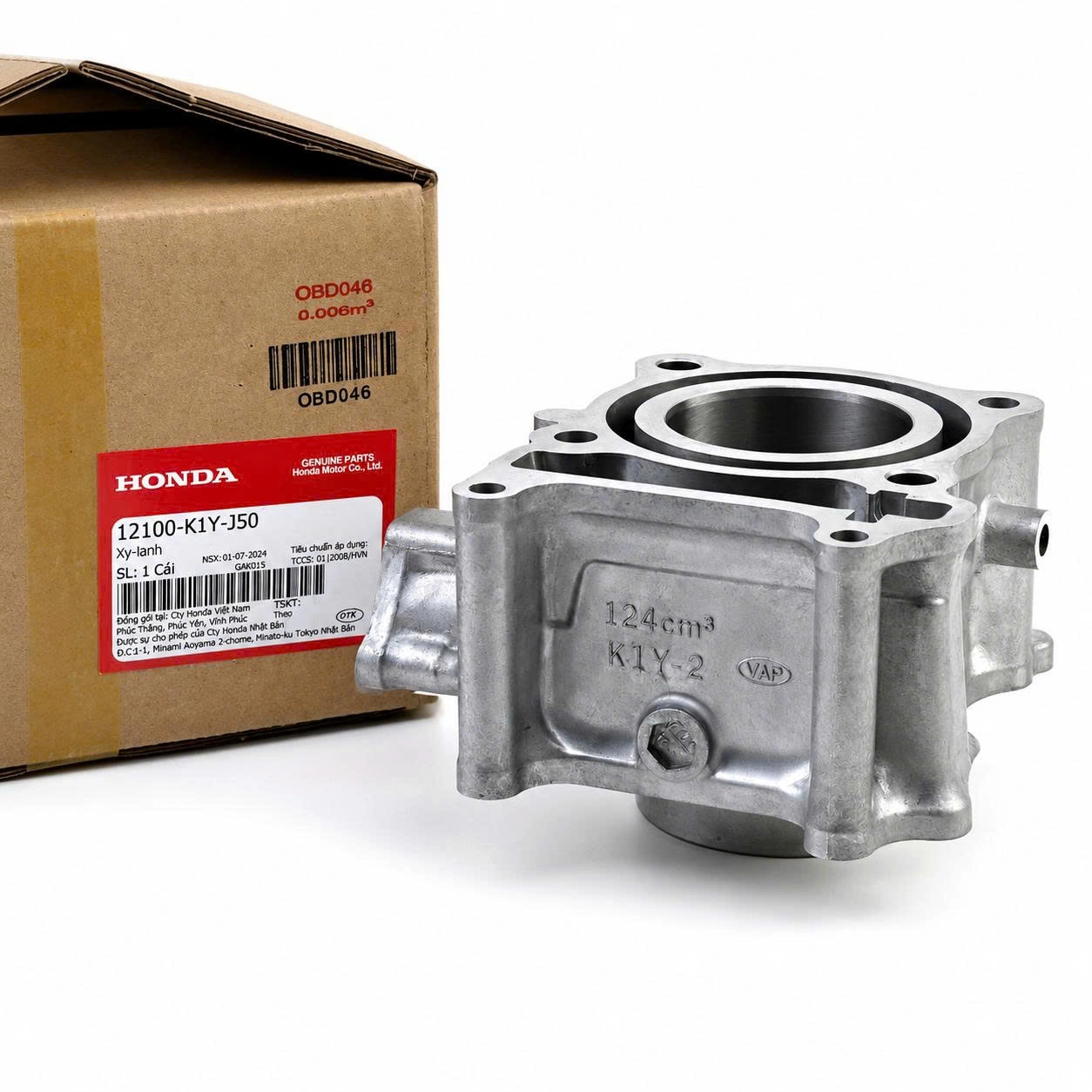 Xy lanh 12100-K1Y-J50 HONDA SH 125/150, SH 125/160