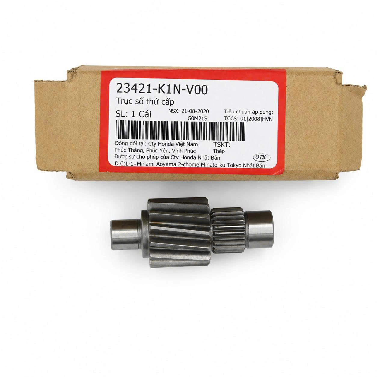 Trục số thứ cấp 23421-K1N-V00 HONDA SH MODE