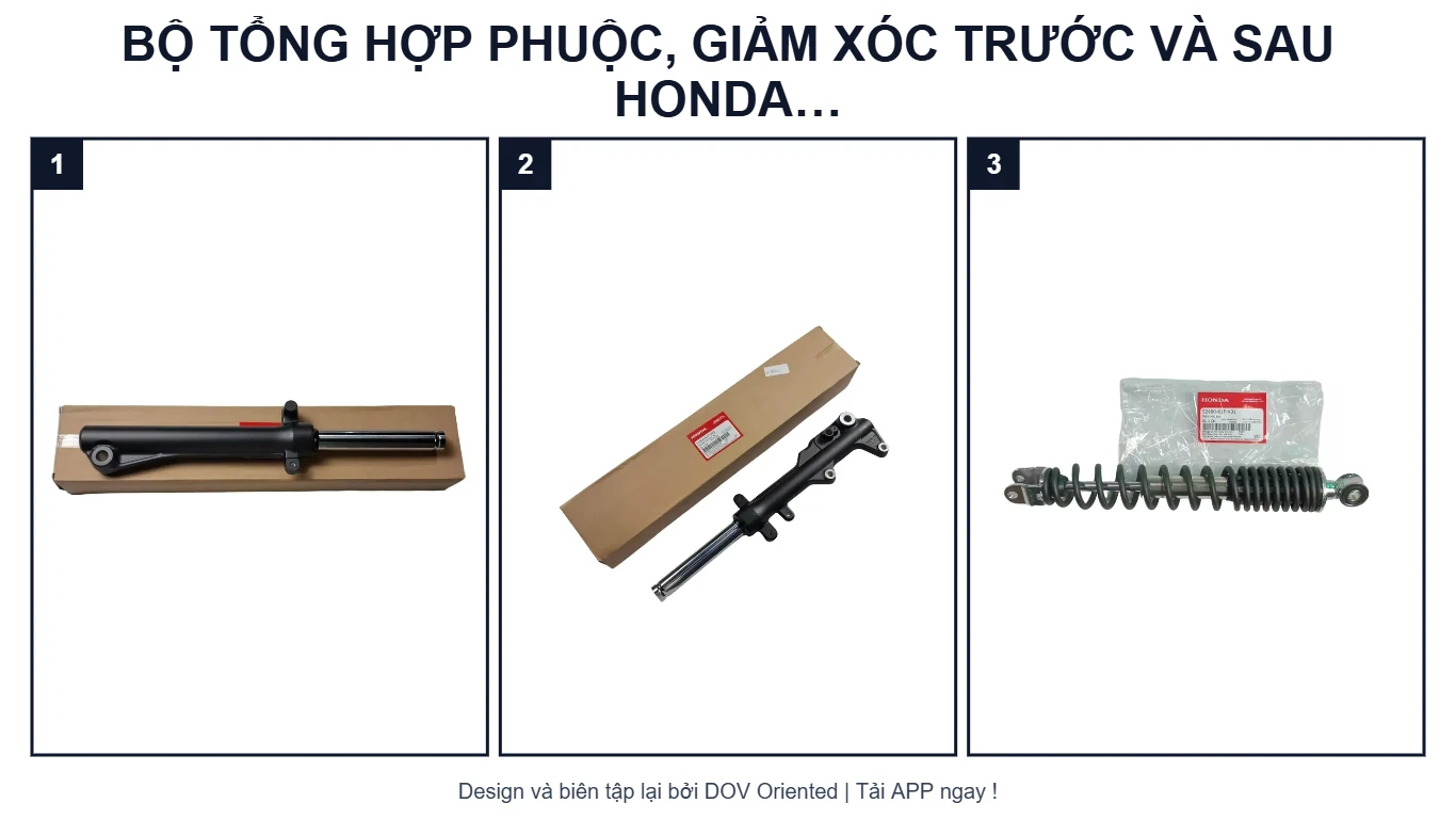 Sơ đồ EPC BỘ TỔNG HỢP PHUỘC, GIẢM XÓC TRƯỚC VÀ SAU HONDA AIR BLADE 125 / AIR BLADE 150 (2020+)