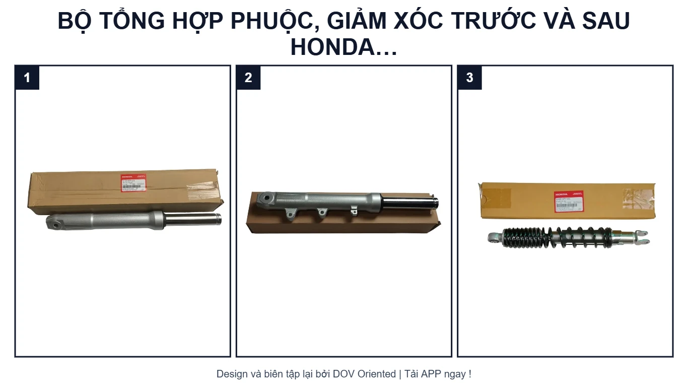 Sơ đồ EPC BỘ TỔNG HỢP PHUỘC, GIẢM XÓC TRƯỚC VÀ SAU HONDA SH 125 / SH 150 (11/2016-11/2019)