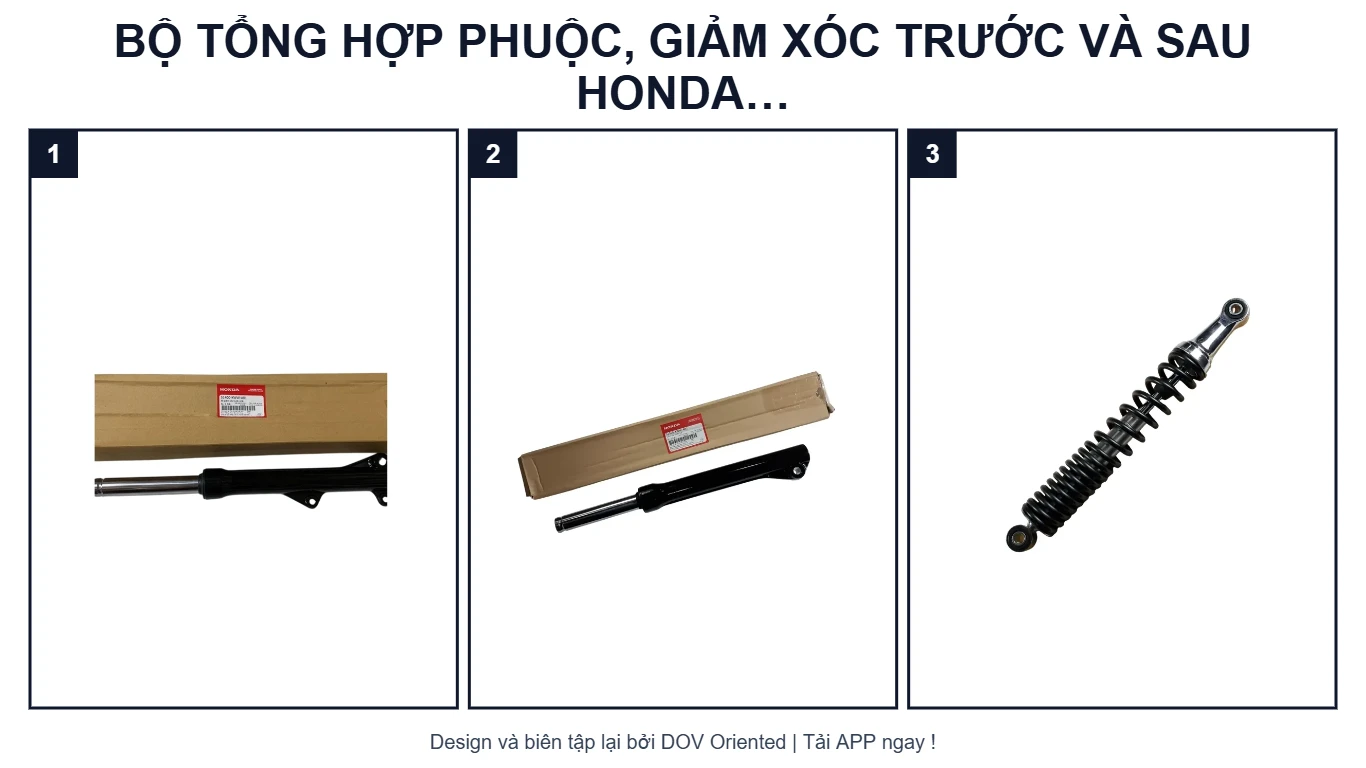 EPC BỘ TỔNG HỢP PHUỘC, GIẢM XÓC TRƯỚC VÀ SAU HONDA WAVE 110 RSX K07 (2012)