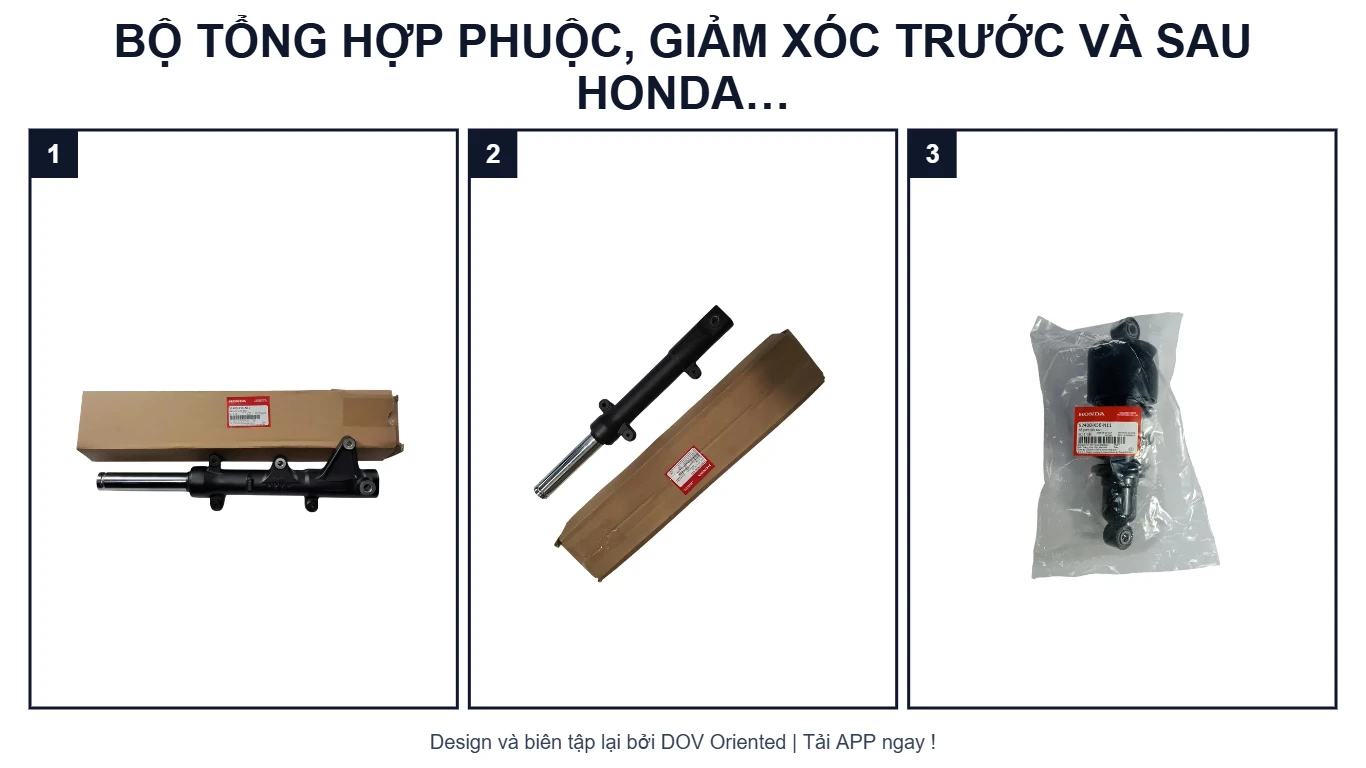 EPC BỘ TỔNG HỢP PHUỘC, GIẢM XÓC TRƯỚC VÀ SAU HONDA WINNER 150 V1, V2, V3