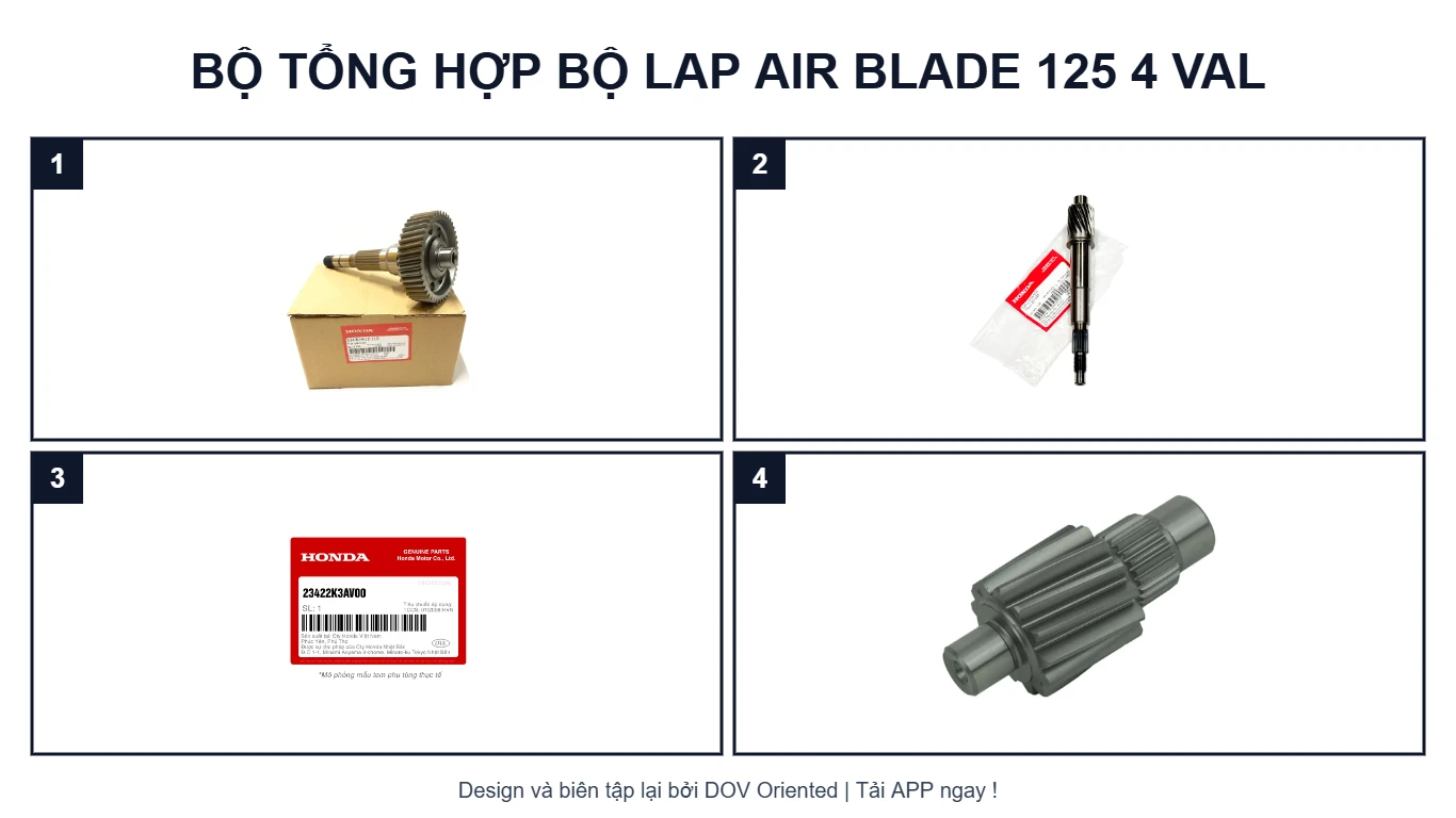 EPC BỘ TỔNG HỢP BỘ LAP AIR BLADE 125 4 VAL