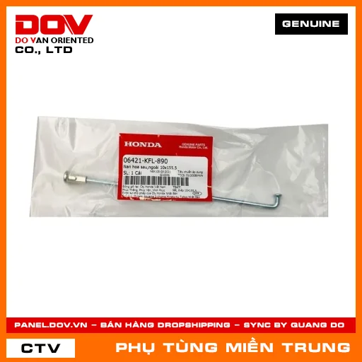 NAN HOA SAU,NGOÀI 10X155.5 HONDA CHÍNH HÃNG (MÃ: 06421KFL890) — 06421KFL890