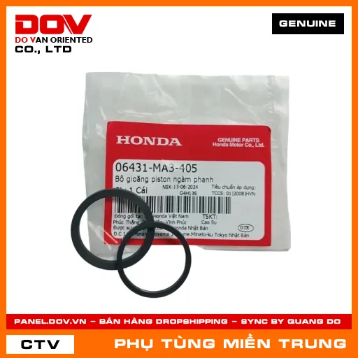 BỘ GIOĂNG PISTON NGÀM PHANH HONDA CHÍNH HÃNG (MÃ: 06431MA3405) — 06431MA3405