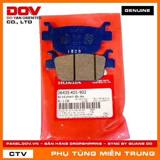 BỘ MÁ PHANH DẦU SAU HONDA CHÍNH HÃNG (MÃ: 06435K01902) — 06435K01902