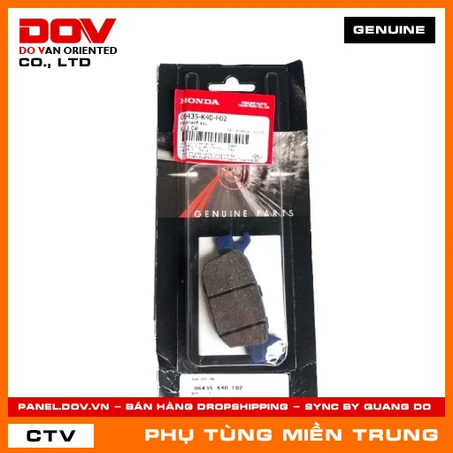 MÁ PHANH SAU HONDA CHÍNH HÃNG (MÃ: 06435K40F02) — 06435K40F02