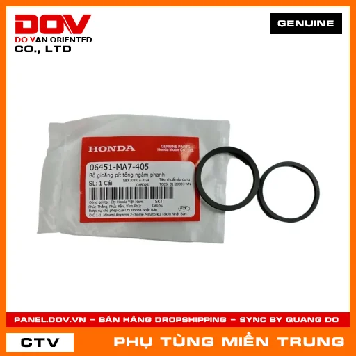 BỘ GIOĂNG PÍT TÔNG NGÀM PHANH HONDA CHÍNH HÃNG (MÃ: 06451MA7405) — 06451MA7405