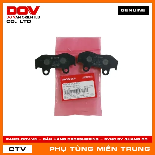 BỘ MÁ PHANH DẦU TRƯỚC HONDA CHÍNH HÃNG (MÃ: 06455GCS026) — 06455GCS026