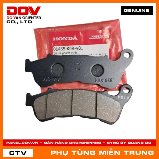 BỘ MÁ PHANH TRƯỚC HONDA CHÍNH HÃNG (MÃ: 06455K0RV01) — 06455K0RV01