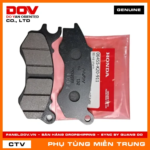 BỘ MÁ PHANH HONDA CHÍNH HÃNG (MÃ: 06455K20911) — 06455K20911