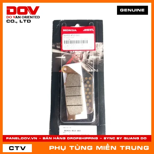 MÁ PHANH TRƯỚC HONDA CHÍNH HÃNG (MÃ: 06455K53D01) — 06455K53D01