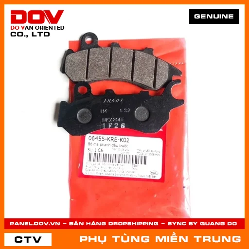 BỘ MÁ PHANH DẦU TRƯỚC HONDA CHÍNH HÃNG (MÃ: 06455KREK02) — 06455KREK02