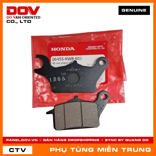 BỘ MÁ PHANH DẦU HONDA CHÍNH HÃNG (MÃ: 06455KWB601) — 06455KWB601