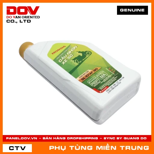CHAI DẦU ĐỘNG CƠ XE SỐ SL-MA 10W-30 1L HONDA CHÍNH HÃNG (MÃ: 082322MAK1LVD) — 082322MAK1LVD