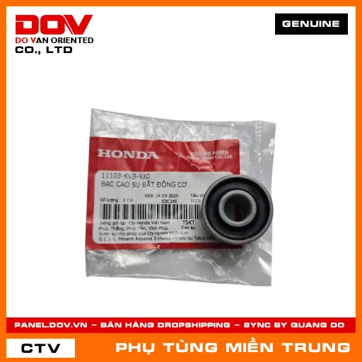 BẠC CAO SU BẮT ĐỘNG CƠ HONDA CHÍNH HÃNG (MÃ: 11103KVB930) — 11103KVB930