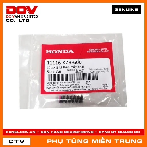 LÒ XO TỲ BI THÂN MÁY PHẢI HONDA CHÍNH HÃNG (MÃ: 11116KZR600) — 11116KZR600