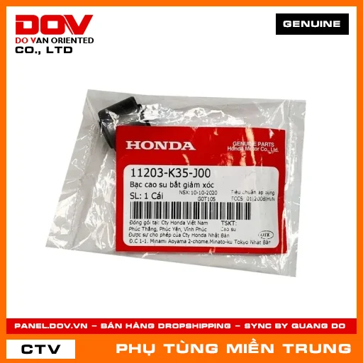 BẠC CAO SU BẮT GIẢM XÓC HONDA CHÍNH HÃNG (MÃ: 11203K35J00) — 11203K35J00