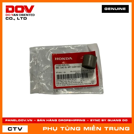 BẠC CAO SU BẮT GIẢM XÓC HONDA CHÍNH HÃNG (MÃ: 11203KVB901) — 11203KVB901
