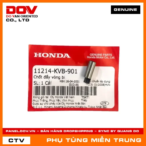CHỐT ĐẨY VÒNG BI HONDA CHÍNH HÃNG (MÃ: 11214KVB901) — 11214KVB901