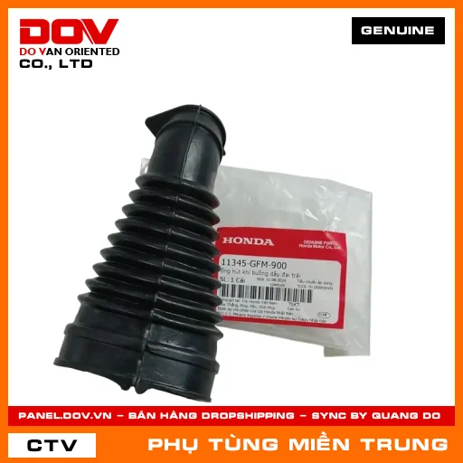 ỐNG HÚT KHÍ BUỒNG DÂY ĐAI TRÁI HONDA CHÍNH HÃNG (MÃ: 11345GFM900) — 11345GFM900