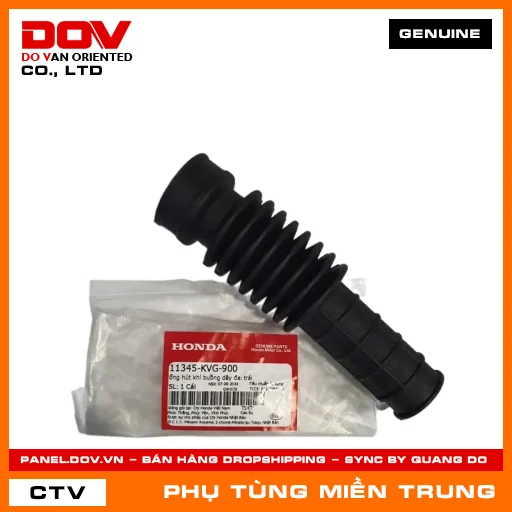 ỐNG HÚT KHÍ BUỒNG DÂY ĐAI TRÁI HONDA CHÍNH HÃNG (MÃ: 11345KVG900) — 11345KVG900