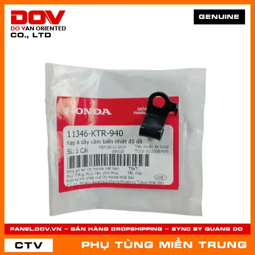 KẸP A DÂY CẢM BIẾN NHIỆT ĐỘ DẦU HONDA CHÍNH HÃNG (MÃ: 11346KTR940) — 11346KTR940