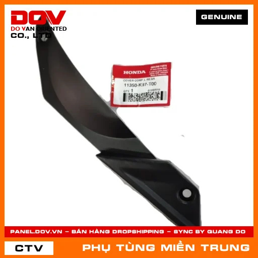 NẮP MÁY TRÁI SAU HONDA CHÍNH HÃNG (MÃ: 11350K97T00) — 11350K97T00