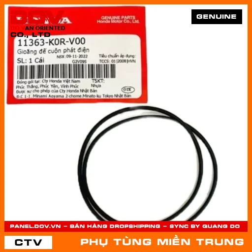 GIOĂNG ĐẾ CUỘN PHÁT ĐIỆN HONDA CHÍNH HÃNG (MÃ: 11363K0RV00) — 11363K0RV00