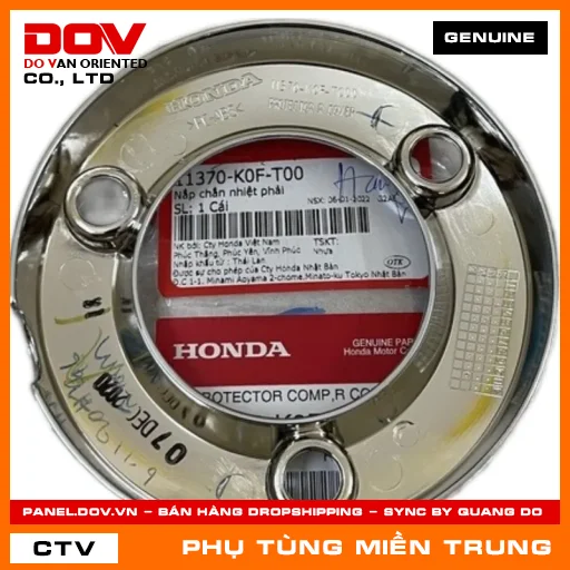 NẮP CHẮN NHIỆT PHẢI HONDA CHÍNH HÃNG (MÃ: 11370K0FT00) — 11370K0FT00