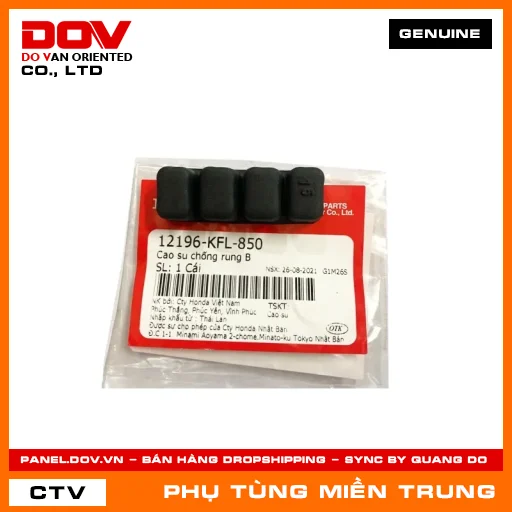 CAO SU CHỐNG RUNG B HONDA CHÍNH HÃNG (MÃ: 12196KFL850) — 12196KFL850