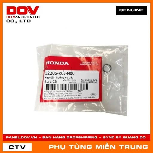 KẸP DẪN HƯỚNG XU PÁP HONDA CHÍNH HÃNG (MÃ: 12206K0JN00) — 12206K0JN00