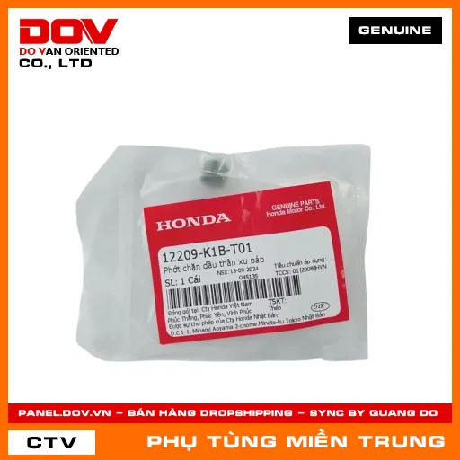 PHỚT CHẶN DẦU THÂN XU PÁP HONDA CHÍNH HÃNG (MÃ: 12209K1BT01) — 12209K1BT01