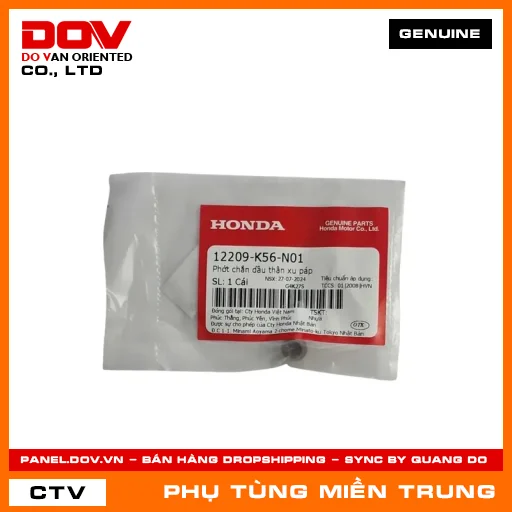PHỚT CHẮN DẦU THÂN XU PÁP HONDA CHÍNH HÃNG (MÃ: 12209K56N01) — 12209K56N01