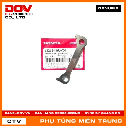 TẤM ĐỆM ĐẦU QUY LÁT (IN) HONDA CHÍNH HÃNG (MÃ: 12212K0RV00) — 12212K0RV00