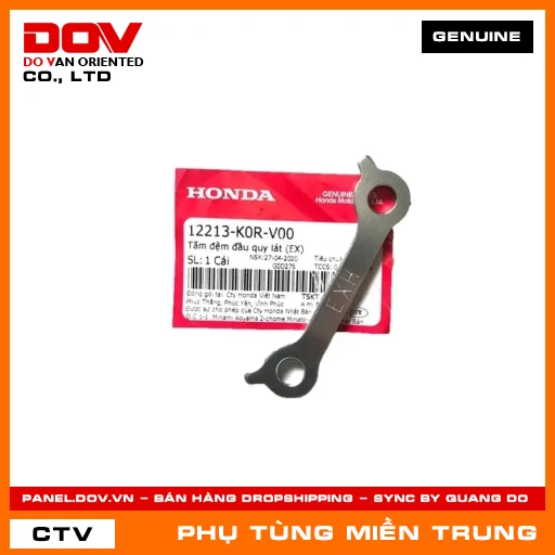 TẤM ĐỆM ĐẦU QUY LÁT (EX) HONDA CHÍNH HÃNG (MÃ: 12213K0RV00) — 12213K0RV00