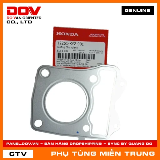 GIOĂNG ĐẦU XYLANH HONDA CHÍNH HÃNG (MÃ: 12251KYZ901) — 12251KYZ901