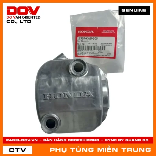 NẮP ĐẦU QUI LÁT HONDA CHÍNH HÃNG (MÃ: 12310KWB600) — 12310KWB600