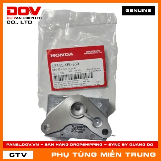 NẮP ĐẦU QUY LÁT PHẢI HONDA CHÍNH HÃNG (MÃ: 12331KFL850) — 12331KFL850