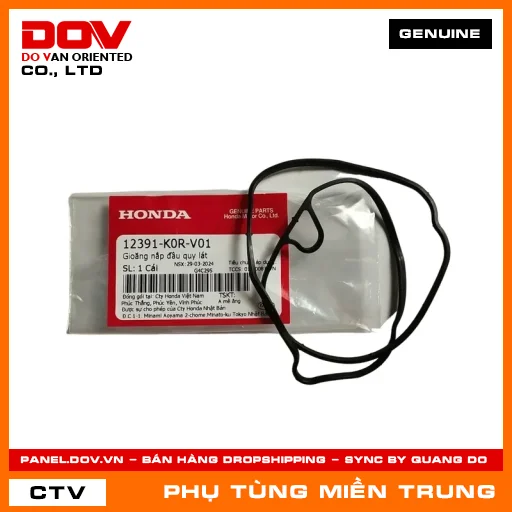 GIOĂNG NẮP ĐẦU QUY LÁT HONDA CHÍNH HÃNG (MÃ: 12391K0RV01) — 12391K0RV01
