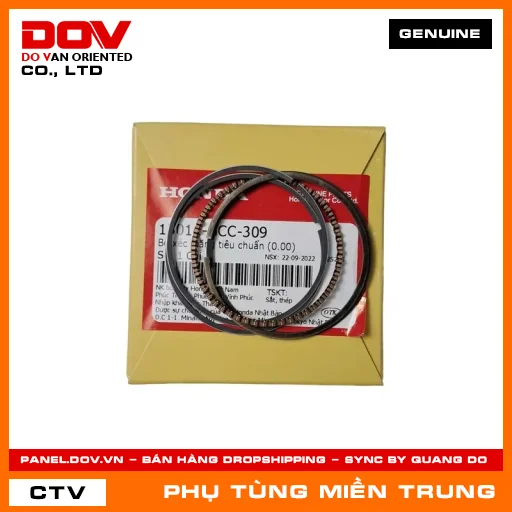 BỘ XÉC MĂNG TIÊU CHUẨN (0.00) HONDA CHÍNH HÃNG (MÃ: 13011GCC309) — 13011GCC309