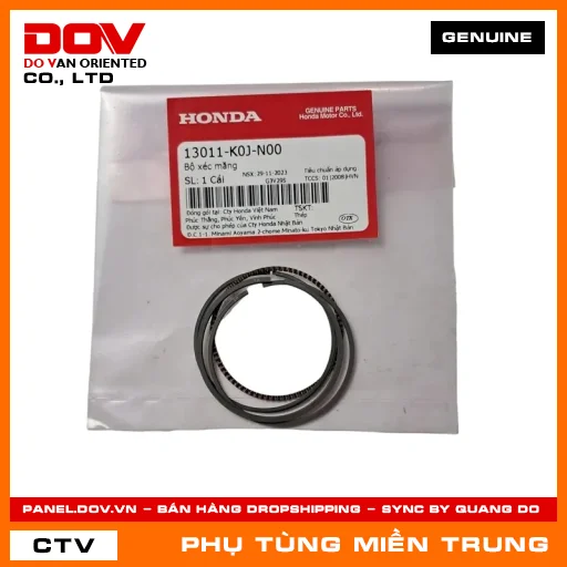 BỘ XÉC MĂNG HONDA CHÍNH HÃNG (MÃ: 13011K0JN00) — 13011K0JN00