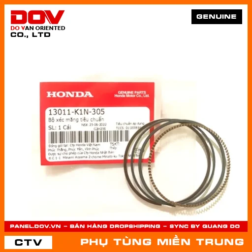 BỘ XÉC MĂNG TIÊU CHUẨN HONDA CHÍNH HÃNG (MÃ: 13011K1N305) — 13011K1N305