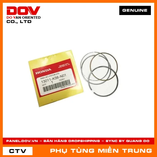 BỘ XÉC MĂNG TIÊU CHUẨN (0.00) HONDA CHÍNH HÃNG (MÃ: 13011K56N01) — 13011K56N01