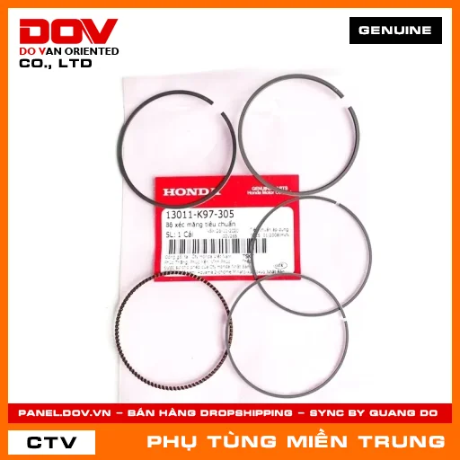 BỘ XÉC MĂNG TIÊU CHUẨN HONDA CHÍNH HÃNG (MÃ: 13011K97305) — 13011K97305