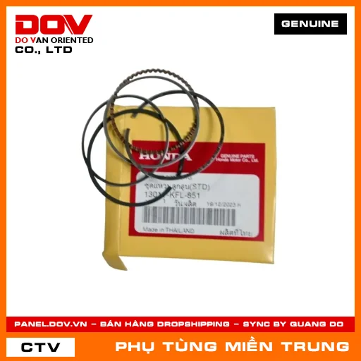 BỘ XÉC MĂNG TIÊU CHUẨN (0.00) HONDA CHÍNH HÃNG (MÃ: 13011KFL851) — 13011KFL851