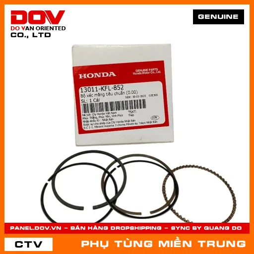 BỘ XÉC MĂNG TIÊU CHUẨN (0.00) HONDA CHÍNH HÃNG (MÃ: 13011KFL852) — 13011KFL852
