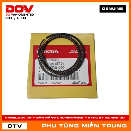 BỘ XÉC MĂNG TIÊU CHUẨN (0.00) HONDA CHÍNH HÃNG (MÃ: 13011KWB305) — 13011KWB305